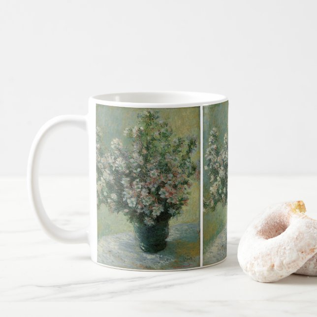 Taza De Café Jarrón de flores de Claude Monet (Con donut)