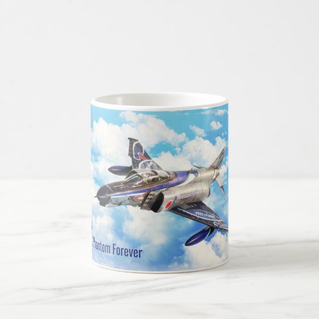 Taza De Café JASDF F-4EJ Phantom Forever (Centro)