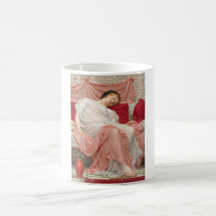 Taza De Café Jasmine (bella joven durmiendo)