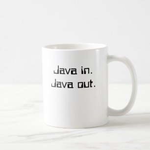 Taza De Café Java adentro. Java hacia fuera