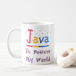 Taza De Café Java impulsa mi mundo