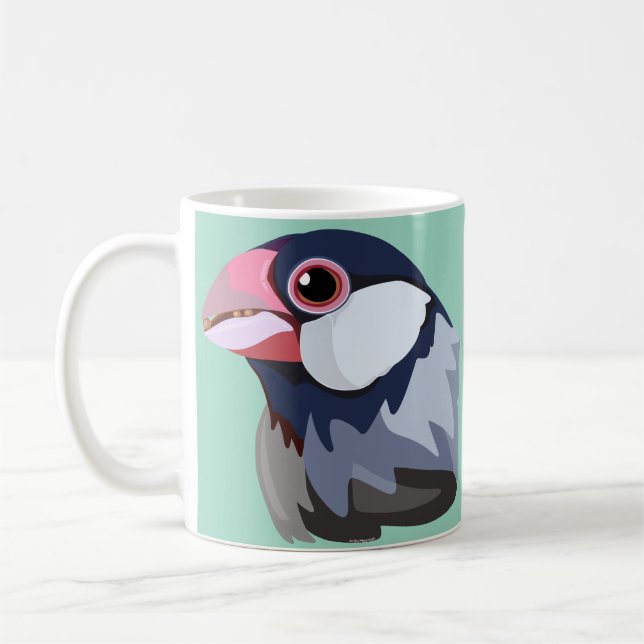 Taza De Café Java Sparrow: simplificado (Izquierda)