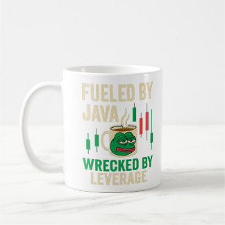 Taza De Café Java y apalancamiento Pepecoin Crypto Mug