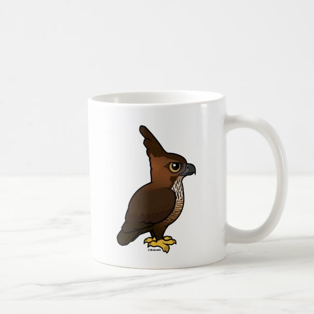 Taza De Café Javan Hawk-Eagle (adulto y menor) (Derecha)