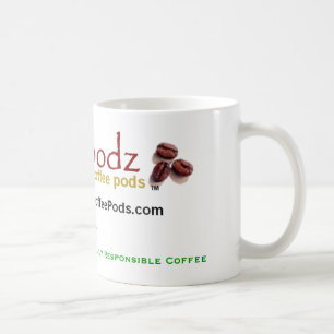 Taza De Café JavaPodz 11 onza "verde" 2007 colectores asalta