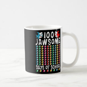 Taza De Café Jawsome Days Of School Shark 100 Day Of School T