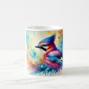 Taza De Café Jay Bird 130924AREF125 - Watercolor