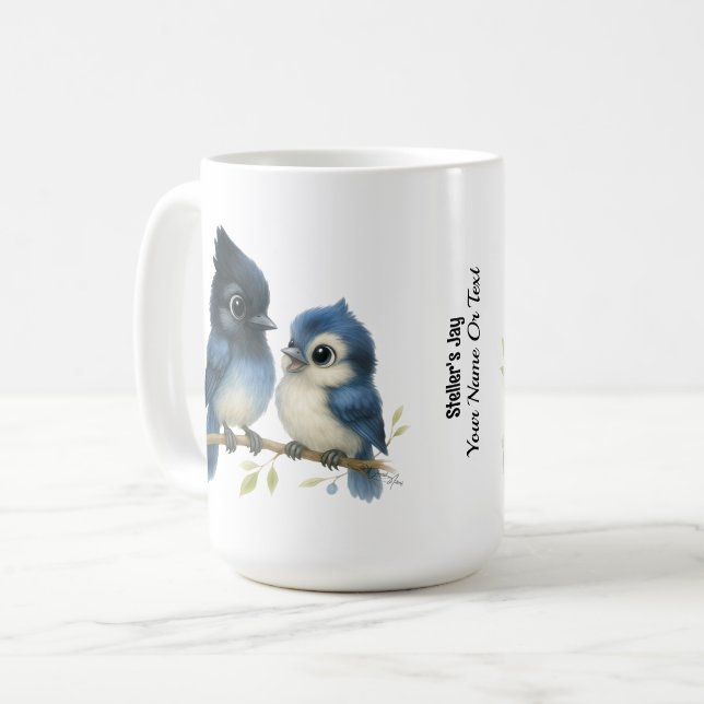 Taza De Café Jay de Sassy Steller (Anverso izquierdo)