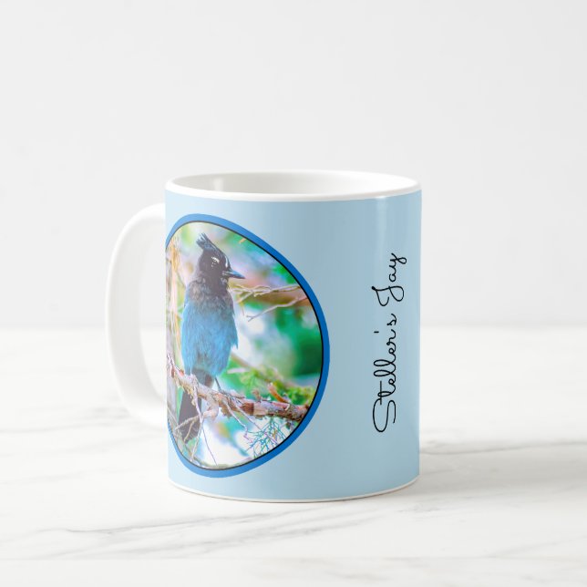 Taza De Café Jay de Steller - Fotografía original (Anverso izquierdo)