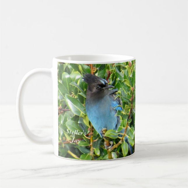 Taza De Café Jay Mug de Steller de BirdingCollectibles (Izquierda)