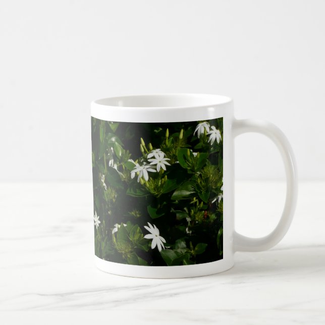 Taza De Café Jazmín Flores Tropicales Florales Botánicas (Derecha)