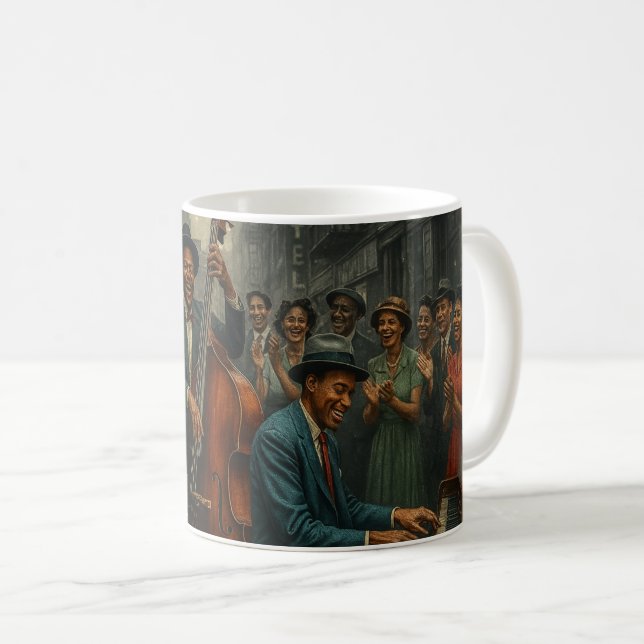 Taza De Café Jazz Celebration Street Vibe (Anverso derecho)