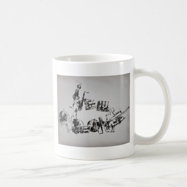 Taza De Café Jazz de New Orleans (Derecha)