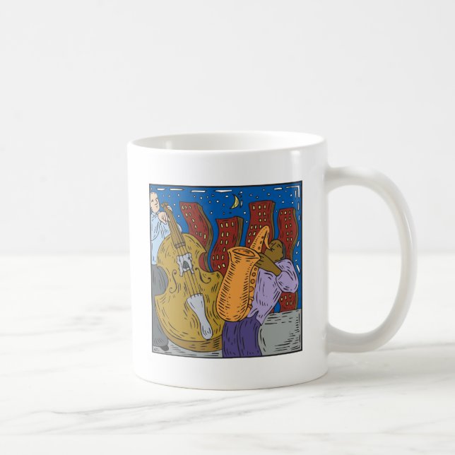 Taza De Café Jazz de New Orleans (Derecha)