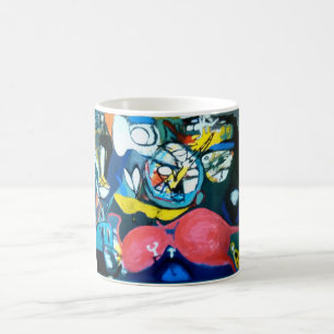 Taza De Café Jazz de primavera abstracto Jeff Hankamer Artjunkh