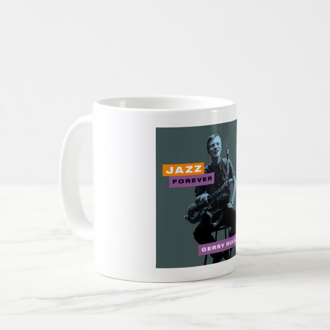 Taza De Café Jazz Forever - Gerry Mulligan (Anverso izquierdo)