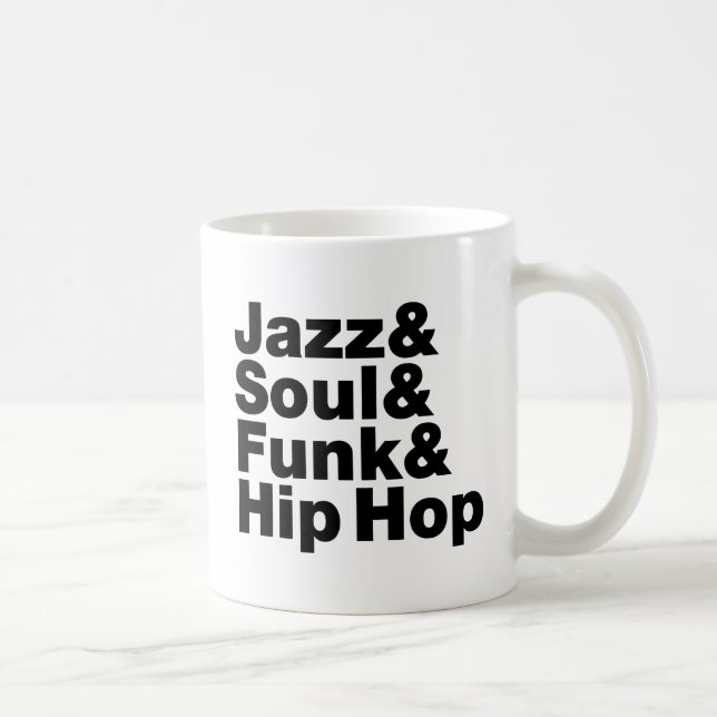 Taza De Café Jazz y Soul y Funk & Hip Hop (Derecha)