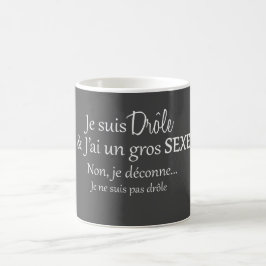Taza De Café je suis drôle & j'ai un gros sexe
