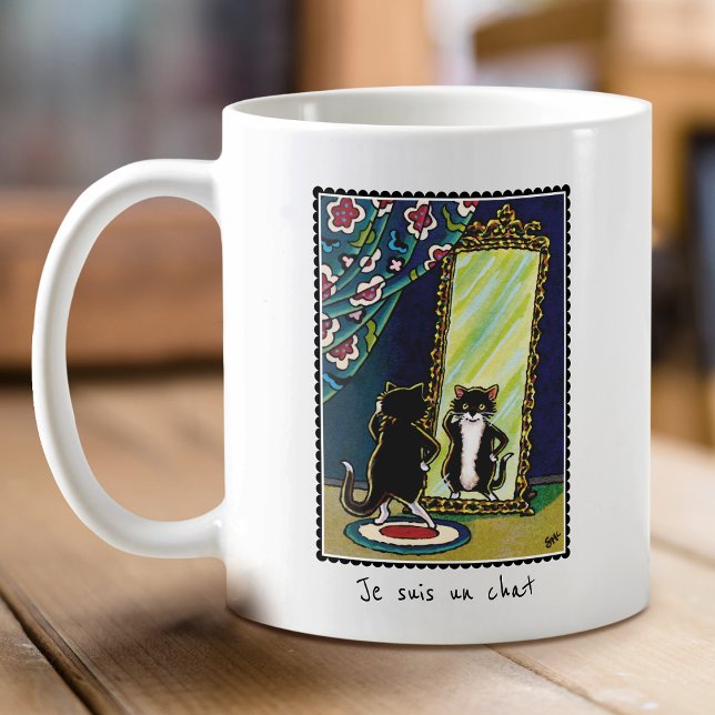 Taza De Café "Je suis un chat" Personalizado Kitty Cat Cute Mug (Subido por el creador)