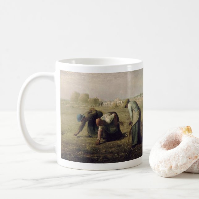 Taza De Café Jean-François Millet, “ The Gleaners ” (Con donut)