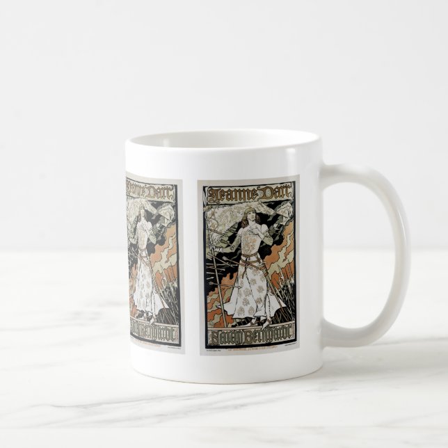 Taza De Café Jeanne d'Arc ~ Sarah Bernhardt (Derecha)