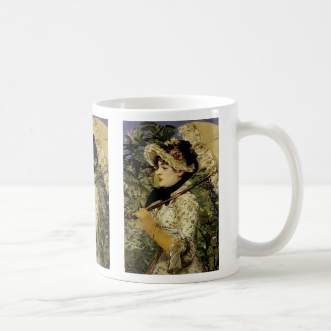 Taza De Café Jeanne: Primavera de 1881 por Manet (Derecha)