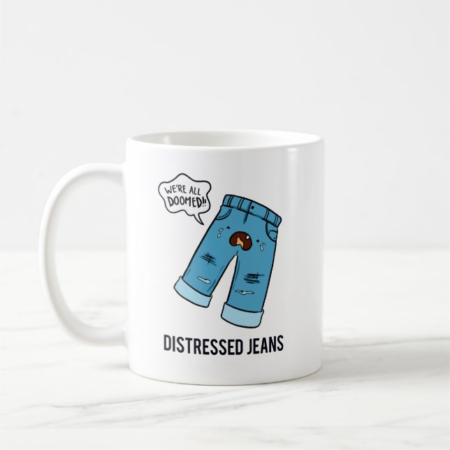 Taza De Café Jeans Fashion Pun Mug (Izquierda)
