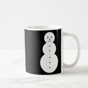 Taza De Café Jeezy Muñeco de Nieve - Muñeco de Nieve Enfadado H