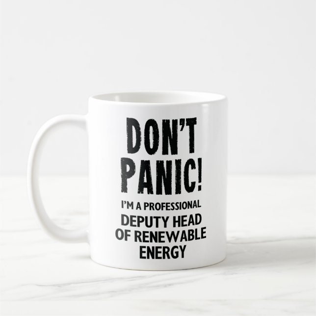 Taza De Café Jefe Adjunto de Energía Renovable (Izquierda)