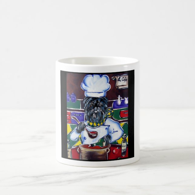 Taza De Café Jefe Affenpinscher (Centro)
