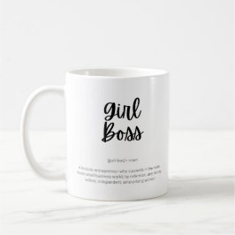 Taza De Café Jefe chica - Emprendedora femenina