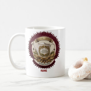 Taza De Café Jefe de Jardinería   Reloj de Herencia Británica P