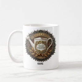 Taza De Café Jefe de Jardinería | Reloj de Herencia Británica P