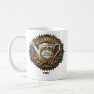 Taza De Café Jefe de Jardinería Reloj de Herencia Británica P