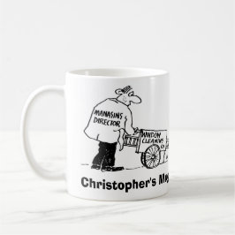 Taza De Café Jefe de la empresa de limpieza de ventanas. Agrega