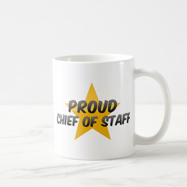 Taza De Café Jefe de personal orgulloso (Derecha)