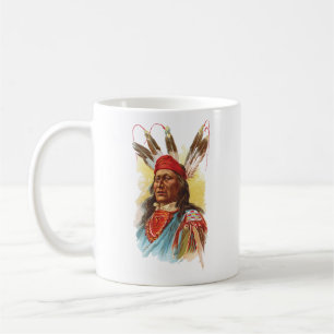 Taza De Café Jefe de Siux del Pawnee: Oso de precipitación
