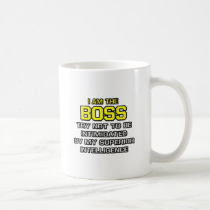 Taza De Café Jefe... Inteligencia superior
