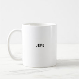 Taza De Café Jefe | Jefe | Personalizado de café español