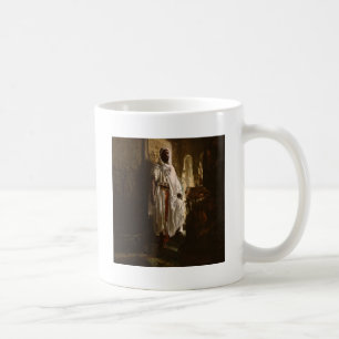 Taza De Café Jefe moro Pintura de arte africano Retrato