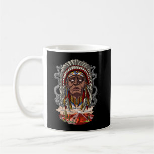 Taza De Café Jefe nativo indio
