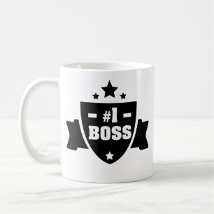 Taza de café jefe número 1