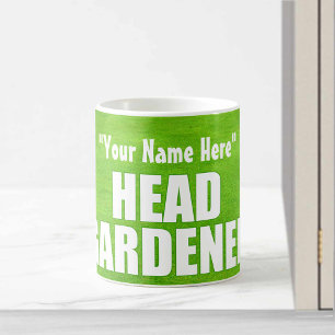 Taza De Café Jefe oficial Gardener Mug