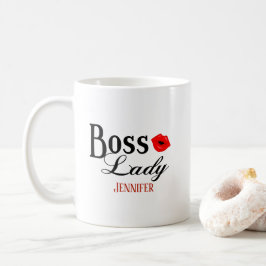 Taza De Café Jefe personalizado Lady Mug