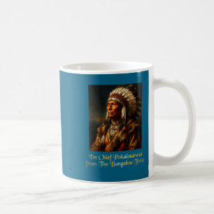 Taza De Café Jefe pokalotatwat de la tribu indígena nativa