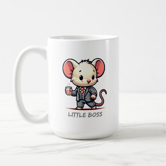Taza De Café Jefe-Ratón Pequeño (Izquierda)