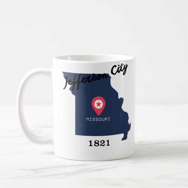 Taza De Café Jefferson City coffee mug  (Izquierda)