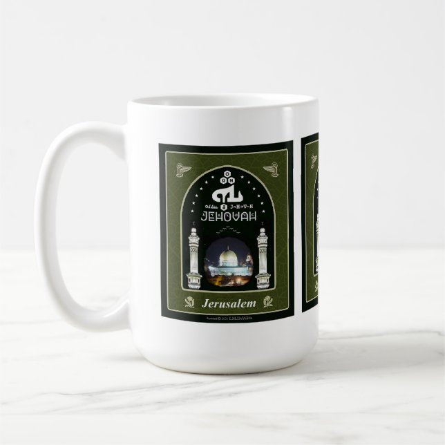 Taza De Café JEHOVÁ Jerusalén (Izquierda)