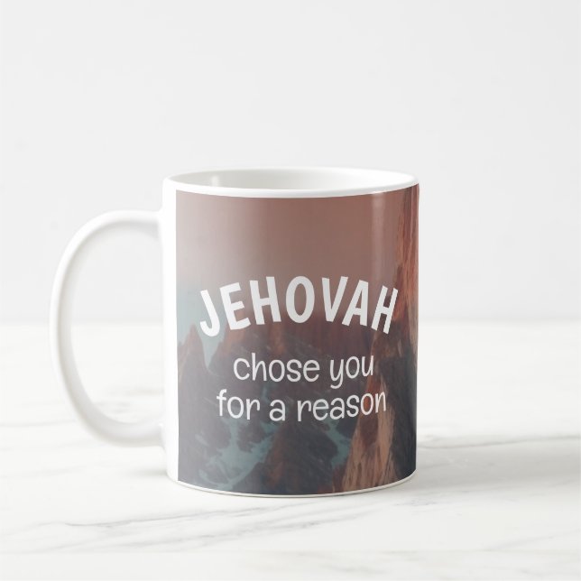 Taza De Café Jehová te eligió por una razón | JW (Izquierda)