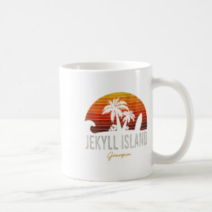 Taza De Café Jekyll Island Beach Georgia Ga Palms Vacation Surf
